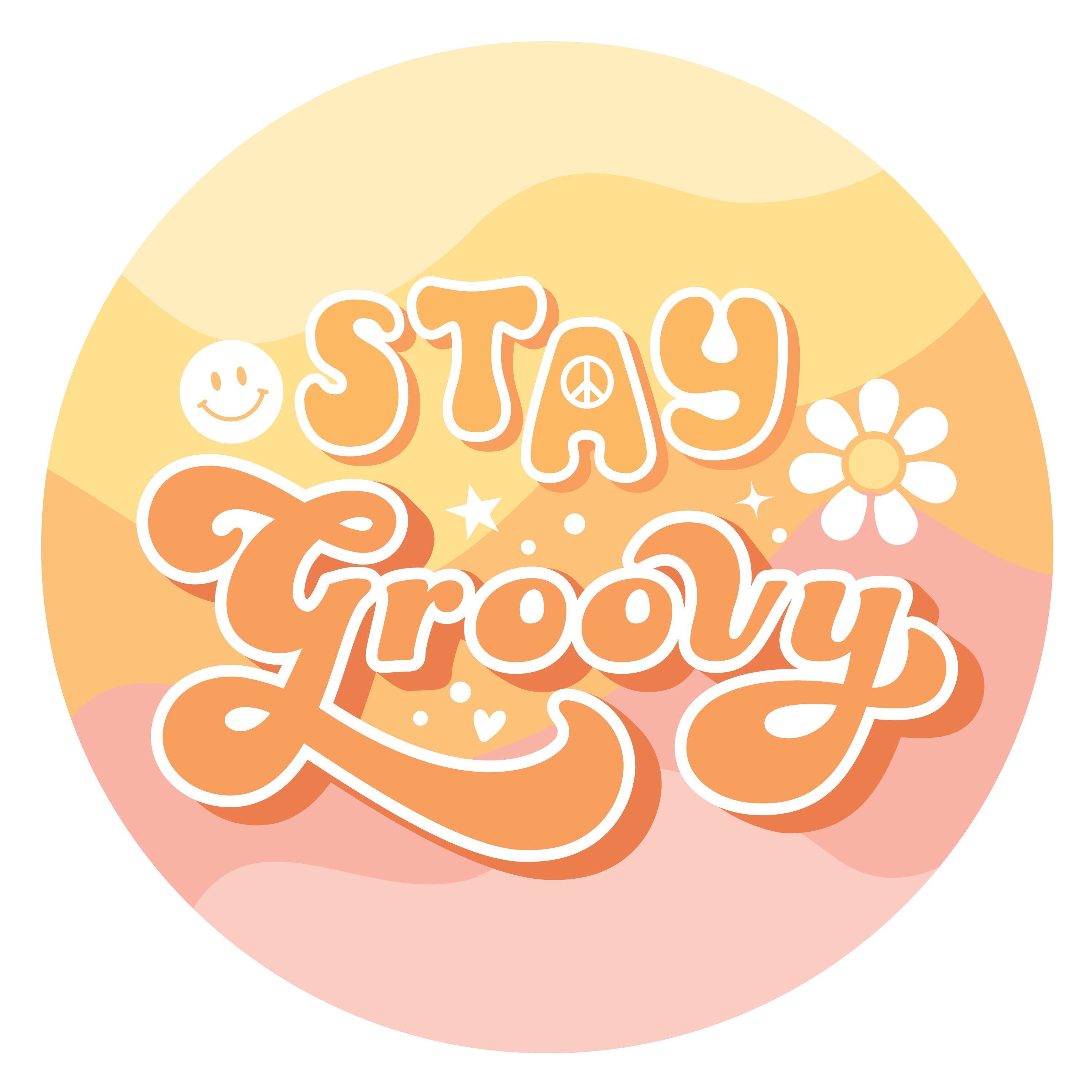 Stay Groovy   – Big Dot of Happiness LLC