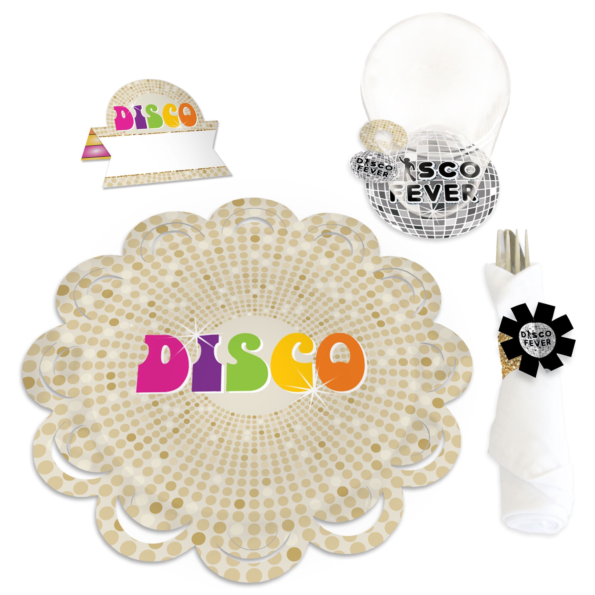 Big Dot of Happiness 70's Disco - 4 1970s Disco Fever Party Games