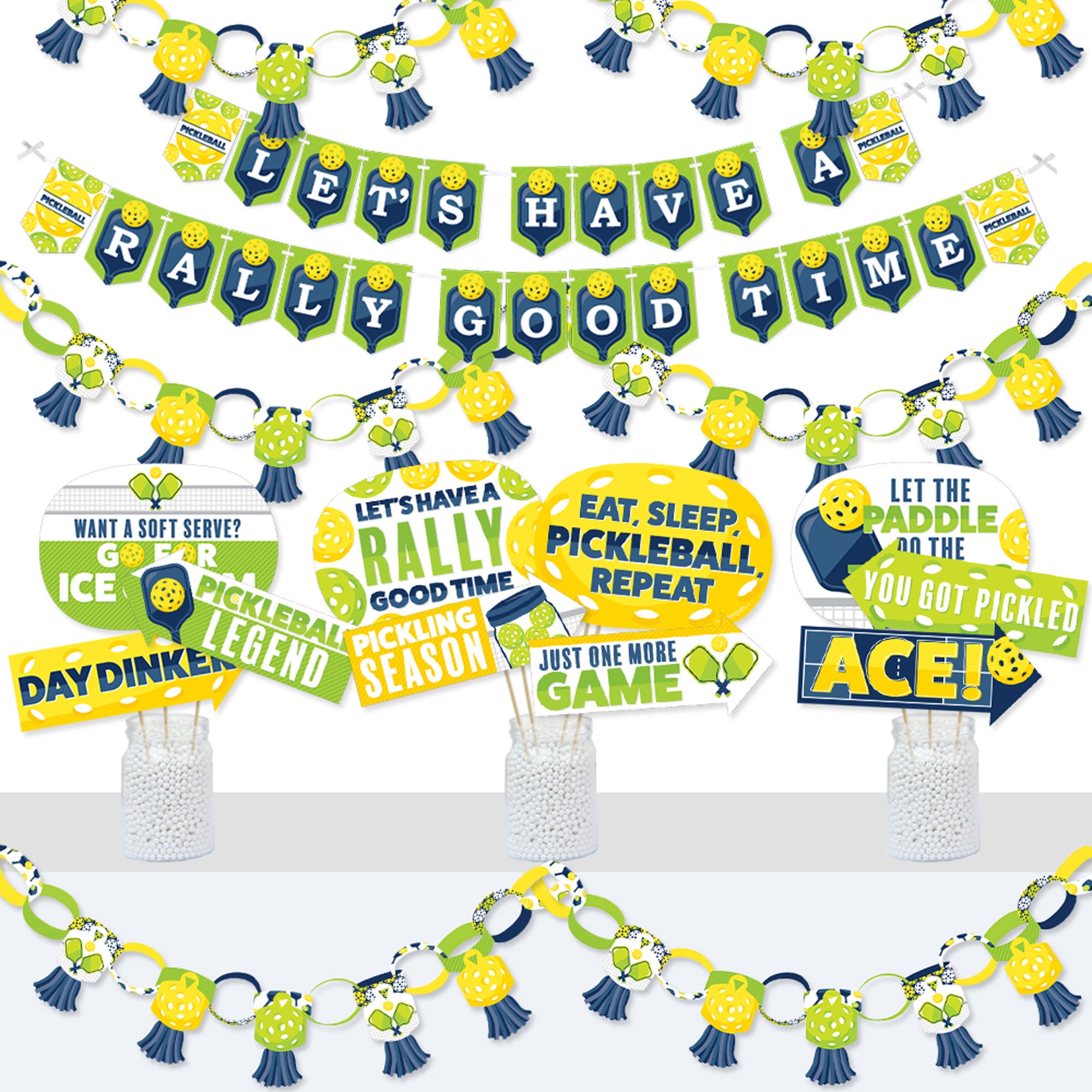 Let's Rally - Pickleball - Birthday or Retirement Party 4x6