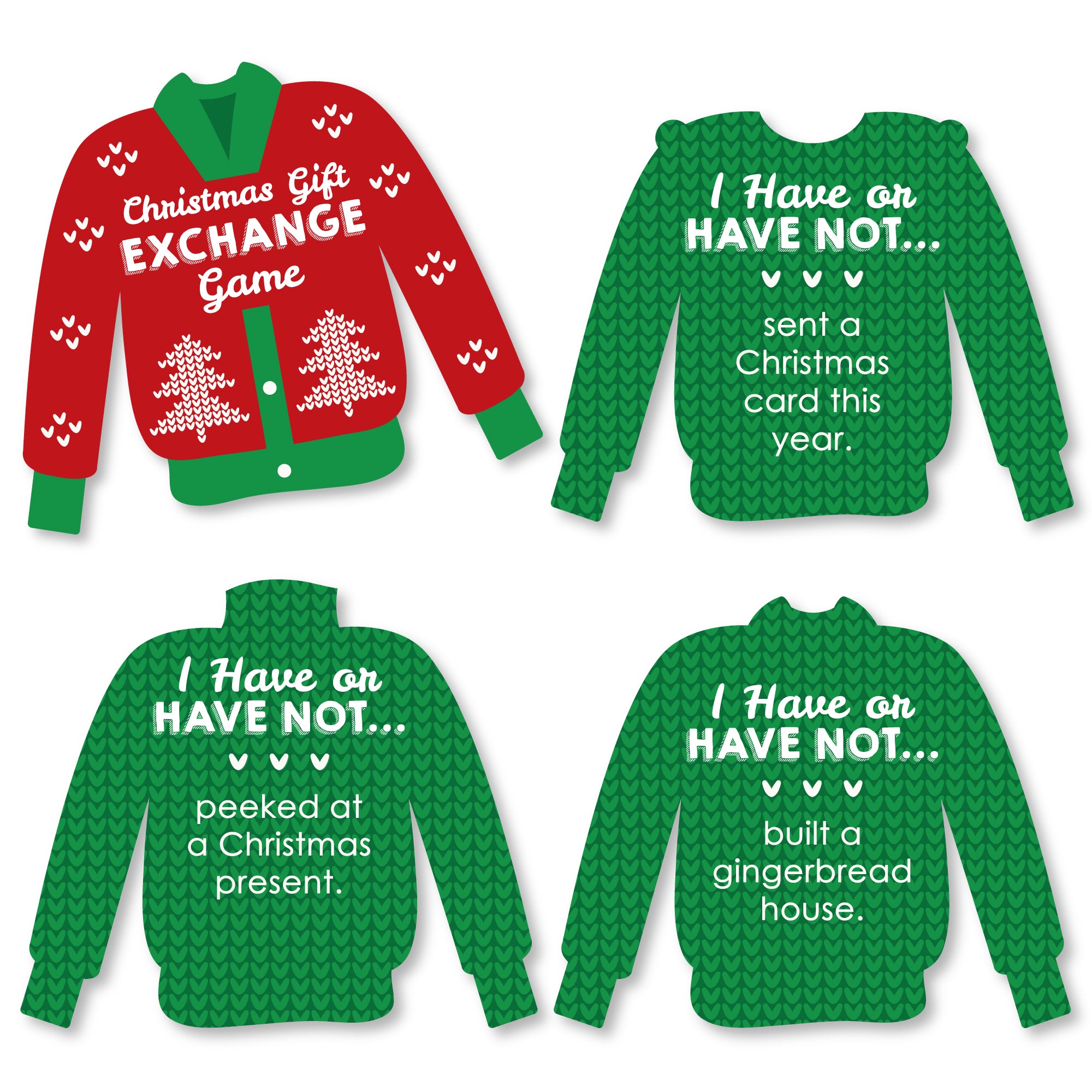 Christmas shop sweater present