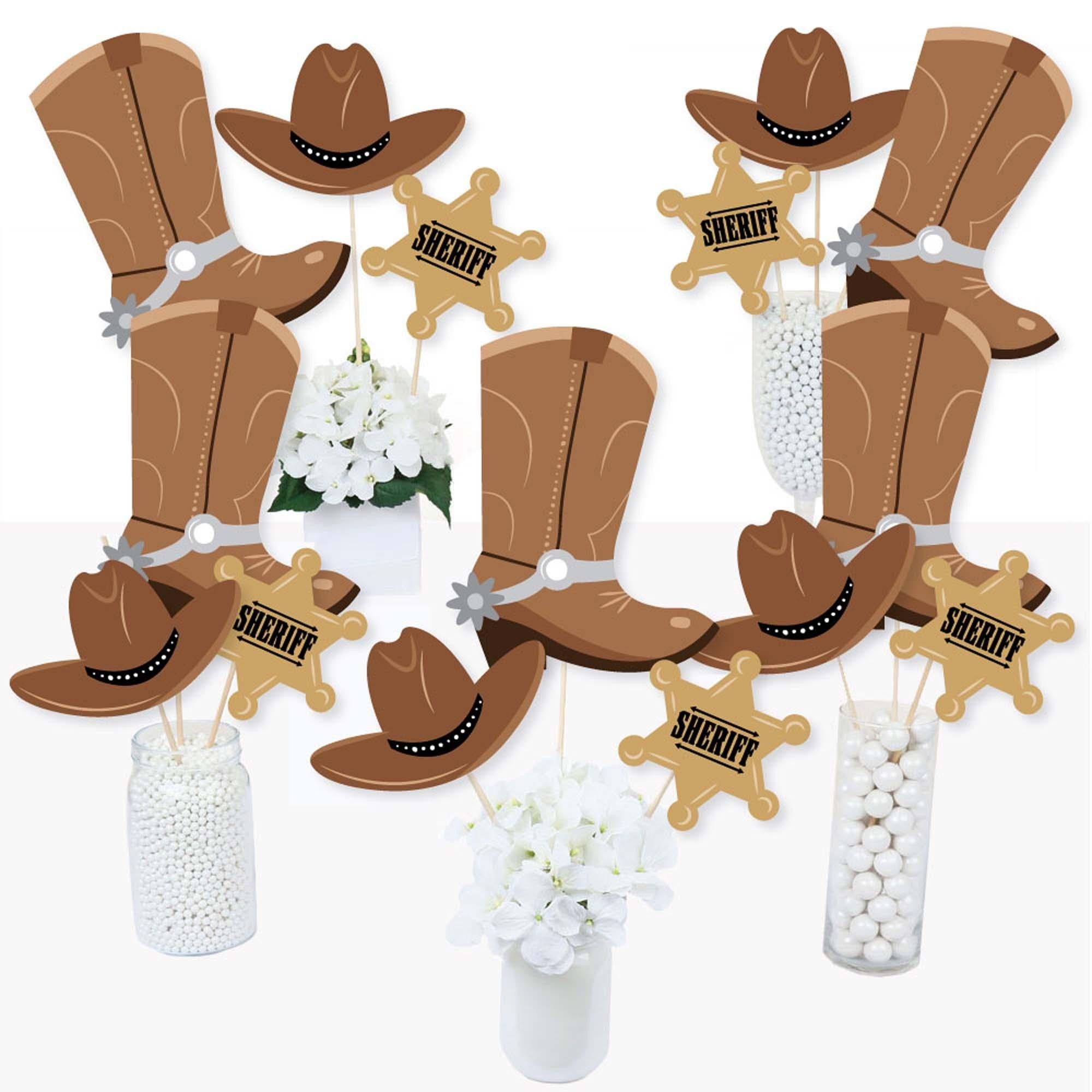 St. Patrick's Day Cardstock Cowboy Hats - 12 Pc.