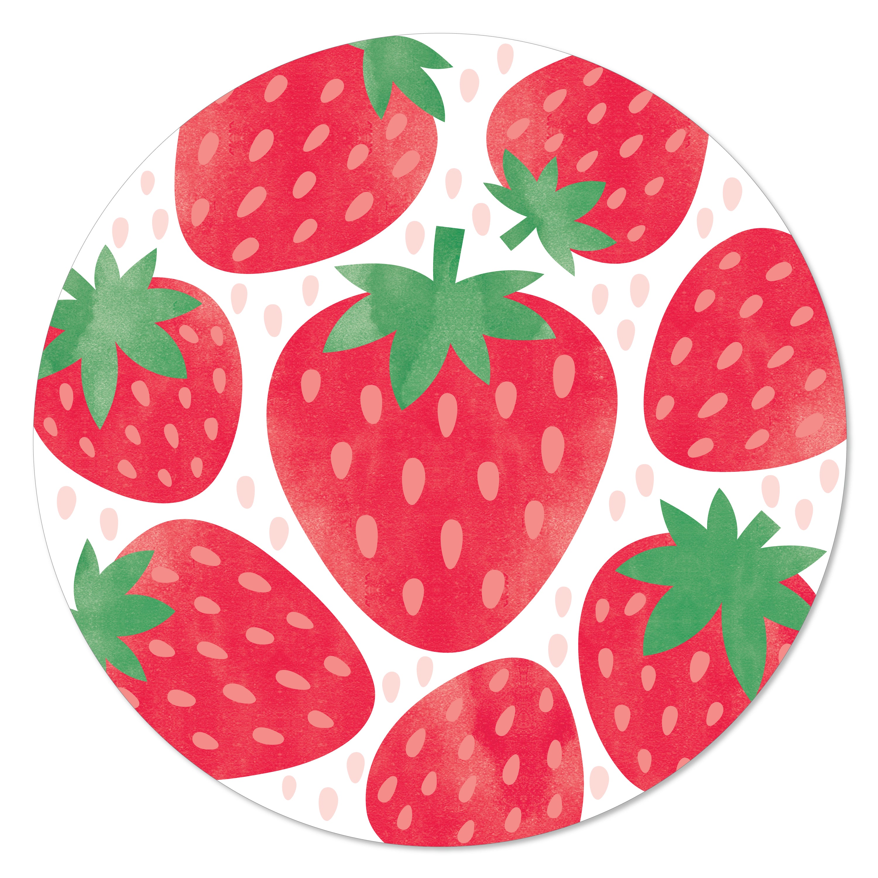 Berry Sweet Strawberry - Fruit Themed Birthday Party or Baby Shower  Centerpiece Sticks - Table Toppers - Set of 15