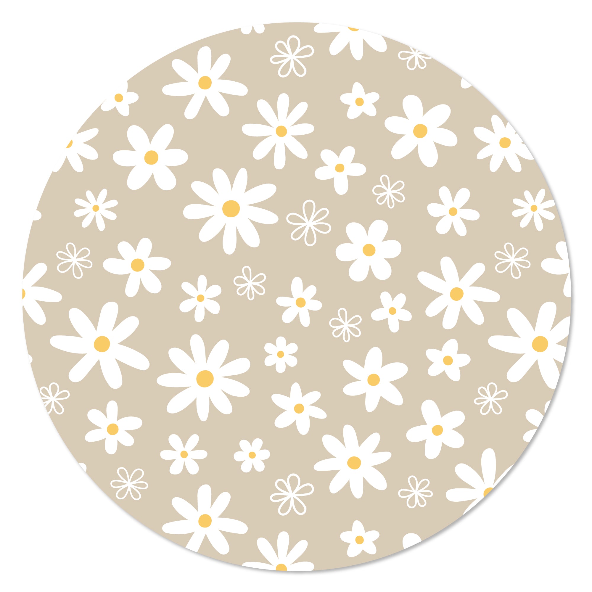 Tan Daisy Party – Big Dot of Happiness LLC