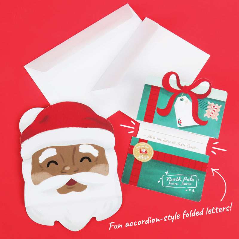 Letters to Santa Kit, Christmas Wish List, Kids Santa Claus Letter, Letter from Santa, 2 Envelopes,1 Letter to Santa, 1 Letter from Santa