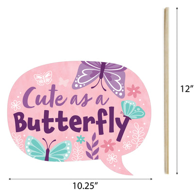 Beautiful Butterfly - Photo Props - 20 Ct