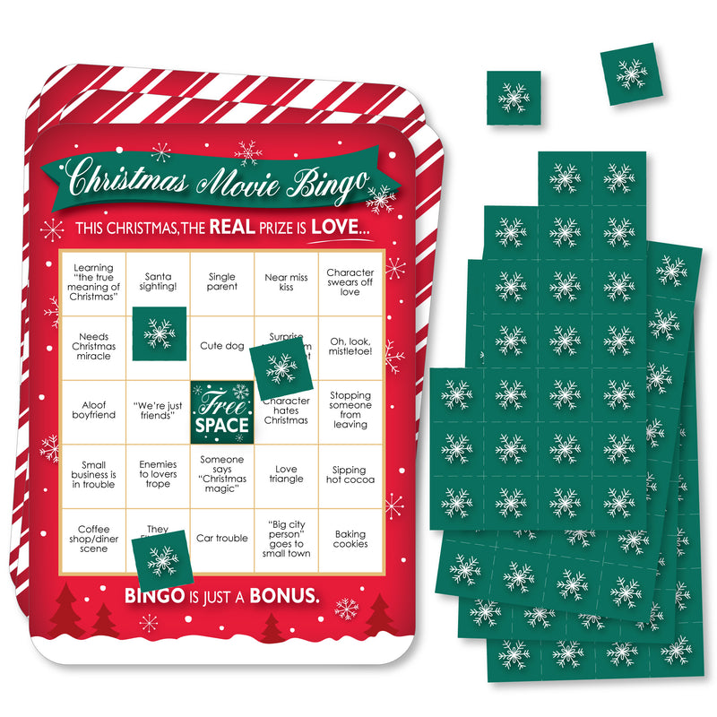 Christmas Movie Bingo Game - 18 Ct