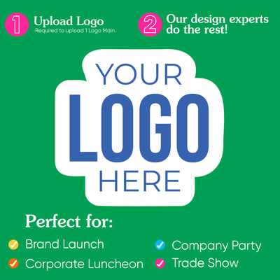 Custom Logo Personalized Temporary Tattoos - Branded Business Party Favors - Custom Photo Temporary Tattoos - Set of 12