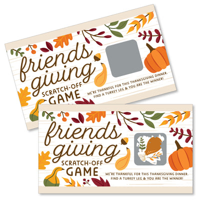 Fall Friends Thanksgiving - Friendsgiving Party Small Round Candy Stickers  - Party Favor Labels - 324 Count