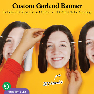 Custom Photo Garland Banner