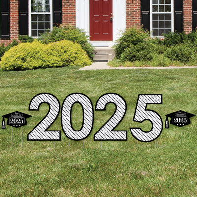 2025 - Graduation Cheers - Yard Sign Outdoor Lawn Decorations - Graduation Party Yard Signs