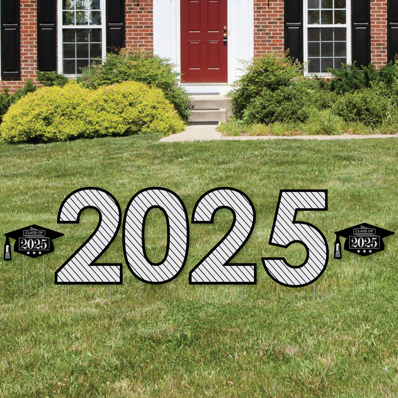 2025 - Graduation Cheers - Yard Sign Outdoor Lawn Decorations - Graduation Party Yard Signs