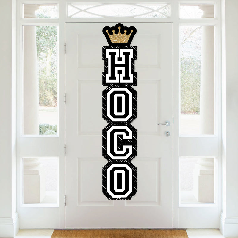 HOCO Dance - Homecoming Vertical Decoration - Shaped Banner