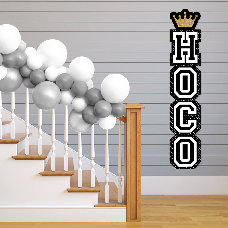 HOCO Dance - Homecoming Vertical Decoration - Shaped Banner