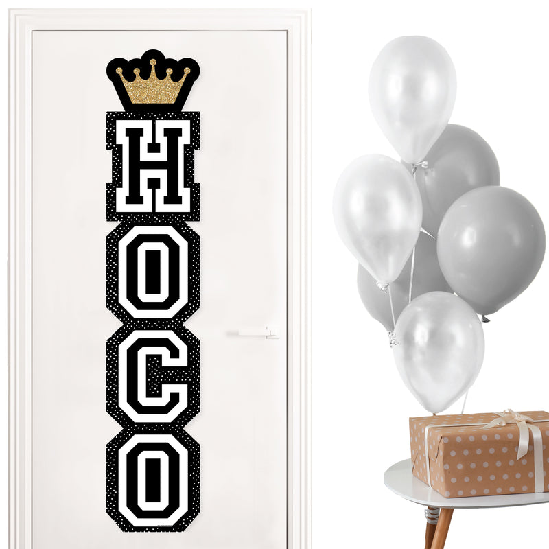 HOCO Dance - Homecoming Vertical Decoration - Shaped Banner