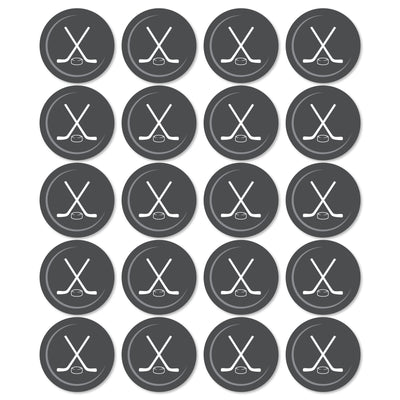 Shoots & Scores! - Hockey - Hockey Puck Decorations DIY Baby Shower or Birthday Large Party Essentials - Set of 20