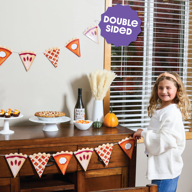 Holiday Pie Garland Banner - 15 Pc