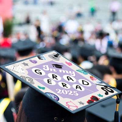 In My Grad Era - Graduation Cap Decorations Kit - Grad Cap Cover