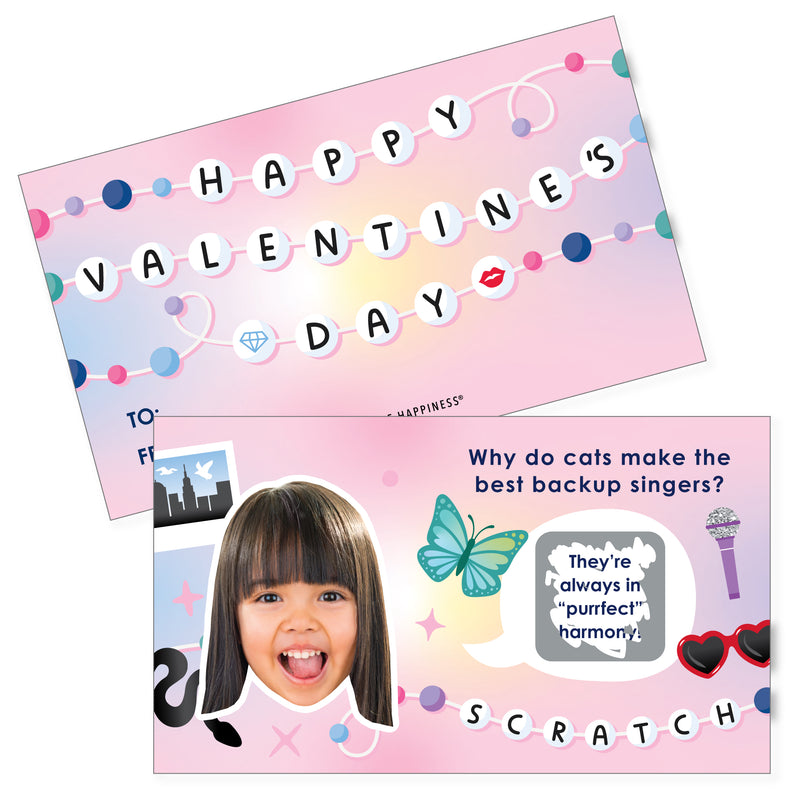 In My Party Era Valentines Day Classroom Exchange Scratch Off