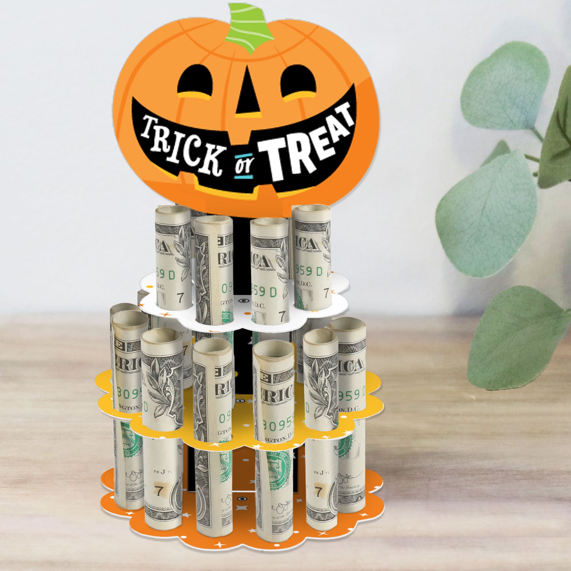 Jack-O'-Lantern Halloween - DIY Kids Halloween Party Money Holder Gift ...