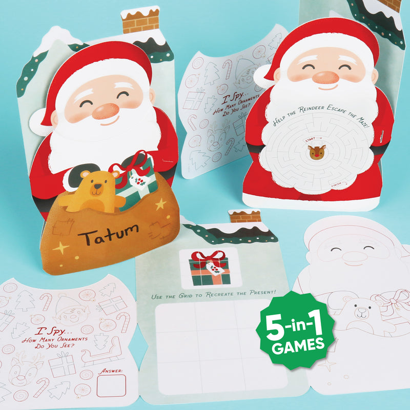 Santa Activity Books - 10 Ct