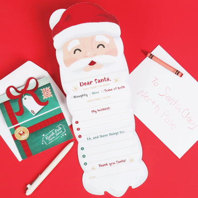 Letters to Santa Kit, Christmas Wish List, Kids Santa Claus Letter, Letter from Santa, 2 Envelopes,1 Letter to Santa, 1 Letter from Santa