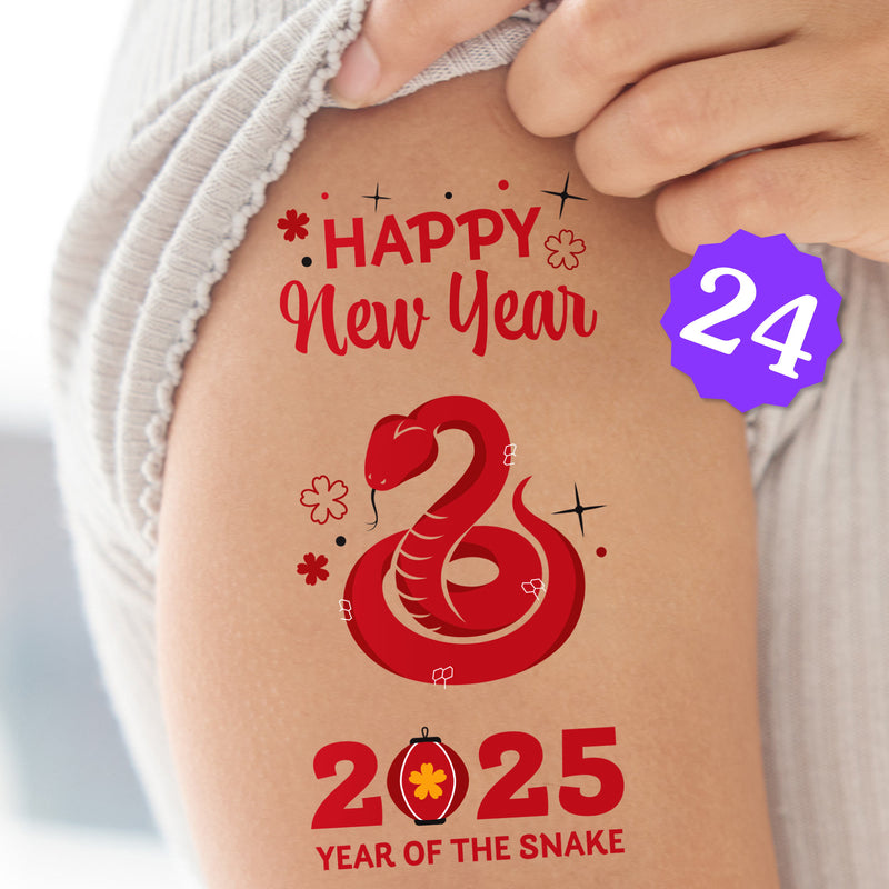 Lunar New Year Temporary Tattoos -  36 Ct