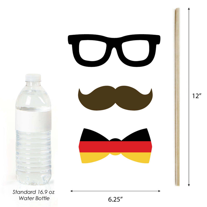 Oktoberfest - Beer Festival Photo Booth Props Kit - 20 Count