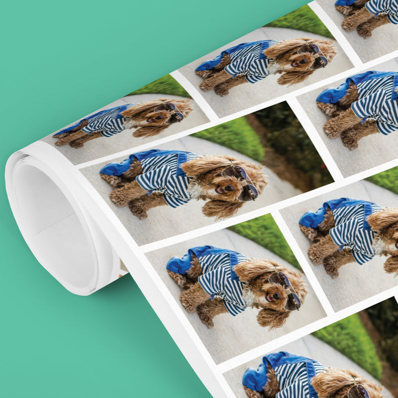 Custom Photo Wrapping Paper - Collage