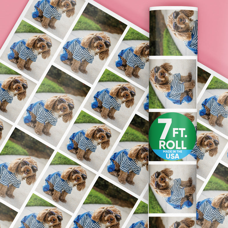 Custom Photo Wrapping Paper - Collage