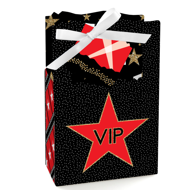 Red Carpet Hollywood - Movie Night Party Favor Boxes - Set of 12