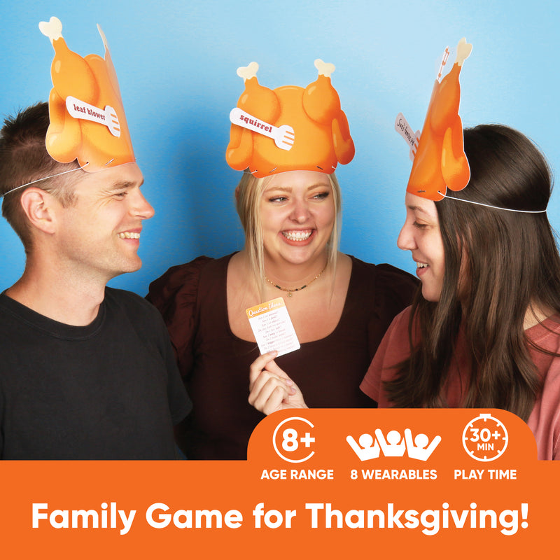 Thanksgiving Turkey Guessing Game, Fun Thanksgiving Games for Kids and Adults, Family Guess Who Game, Friendsgiving Party Games, Set of 8