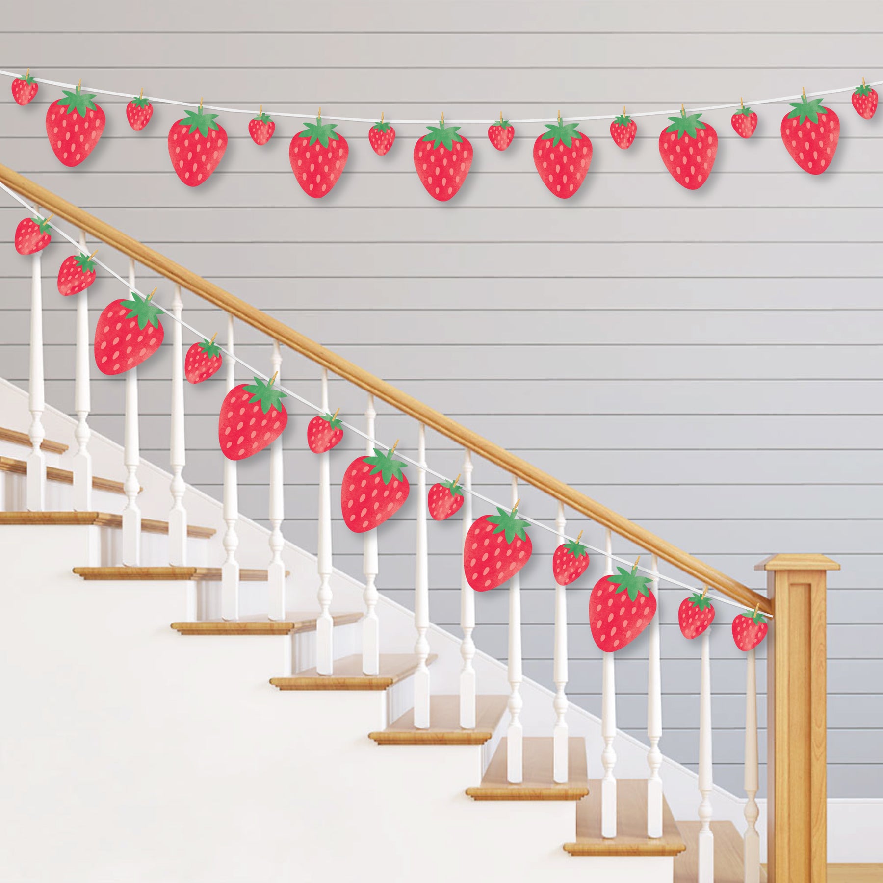 Strawberry Garland, Strawberry Bunting, Strawberry Banner, Strawberry Party  Decor, Strawberry Photo Prop, Berry First Birthday, Berry Sweet by Double  the Fun Parties