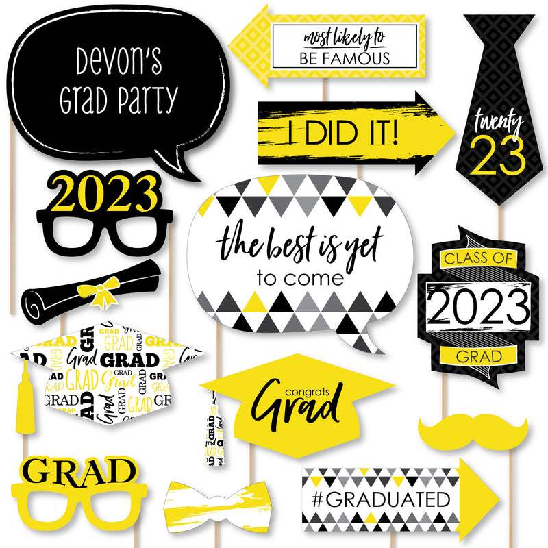 Yellow Grad - Best is Yet to Come - Personalized 2023 Graduation Party ...