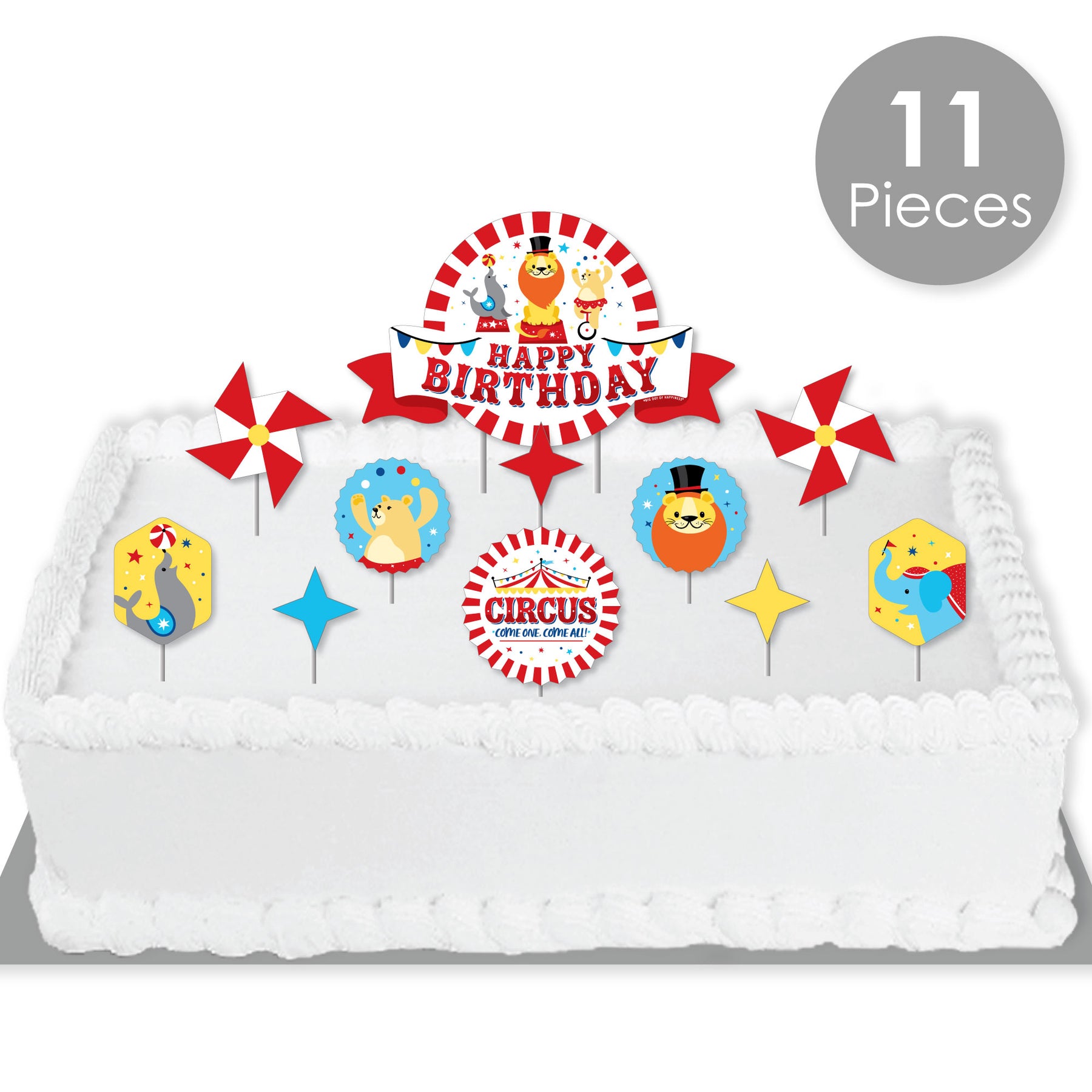 Birthday Carnival Tickets Popcorn and a Tent Edible Cake Topper Image – A  Birthday Place