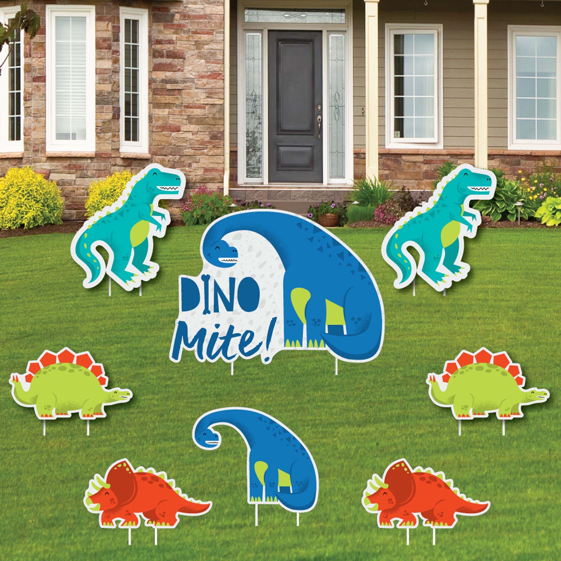 Big Dot Of Happiness Roar Dinosaur - Party Mini Favor Boxes - Dino