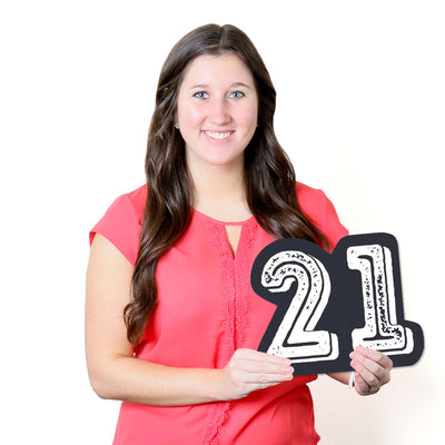 Finally 21 - 21st Birthday - Yard Sign & Outdoor Lawn Decorations - 21st Birthday Party Yard Signs - Set of 8