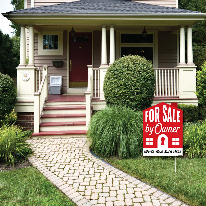 For Sale By Owner - Home Real Estate Welcome Yard Sign