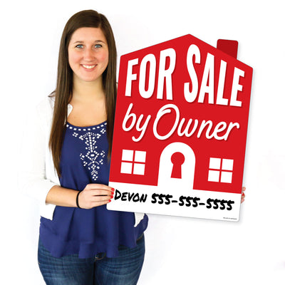 For Sale By Owner - Home Real Estate Welcome Yard Sign