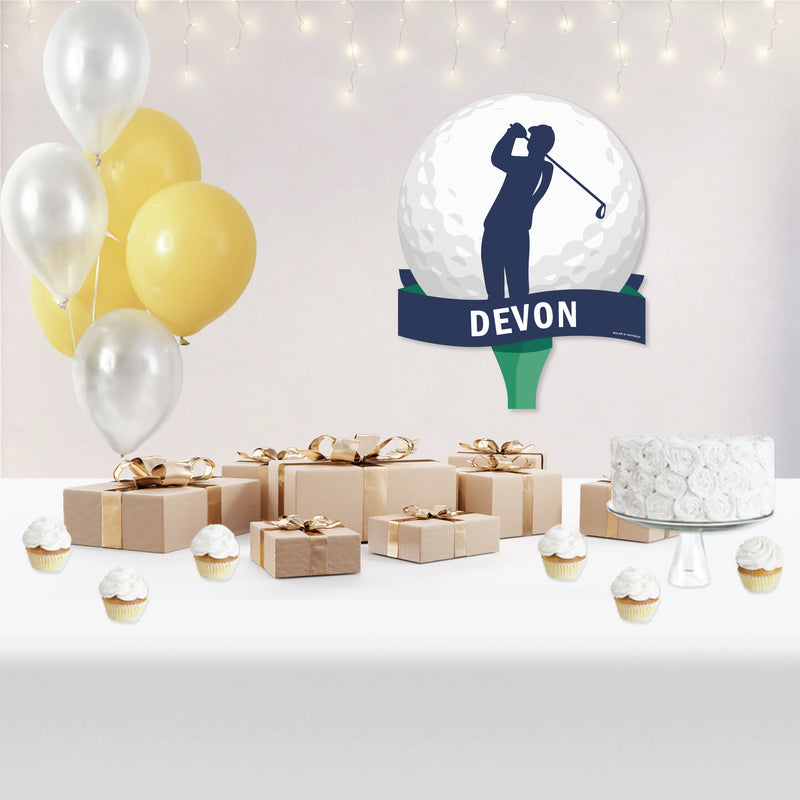 Golf School Spirit - Personalized Senior Night or Graduation Party Wall Decoration - Involvement Sign