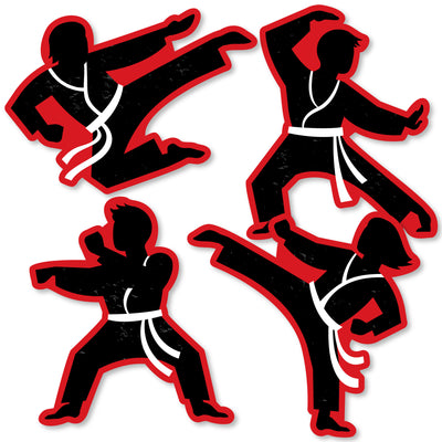 Karate Master - Decorations DIY Martial Arts Birthday Party Essentials - Set of 20