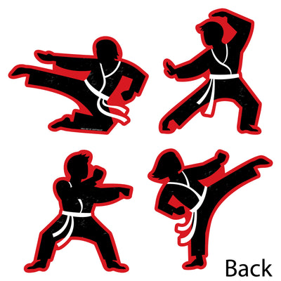 Karate Master - Decorations DIY Martial Arts Birthday Party Essentials - Set of 20