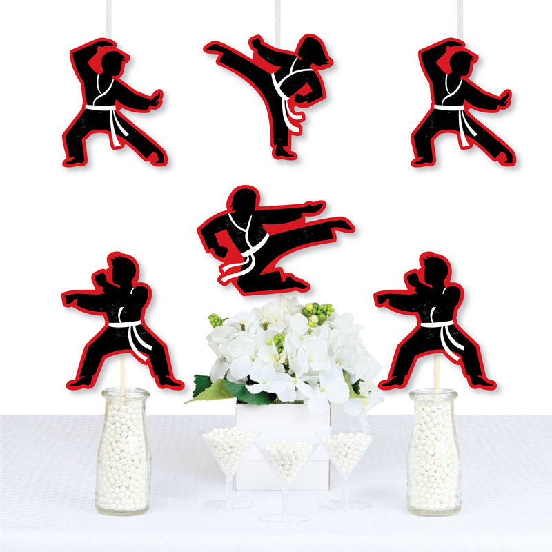 Karate Master - Decorations DIY Martial Arts Birthday Party Essentials - Set of 20