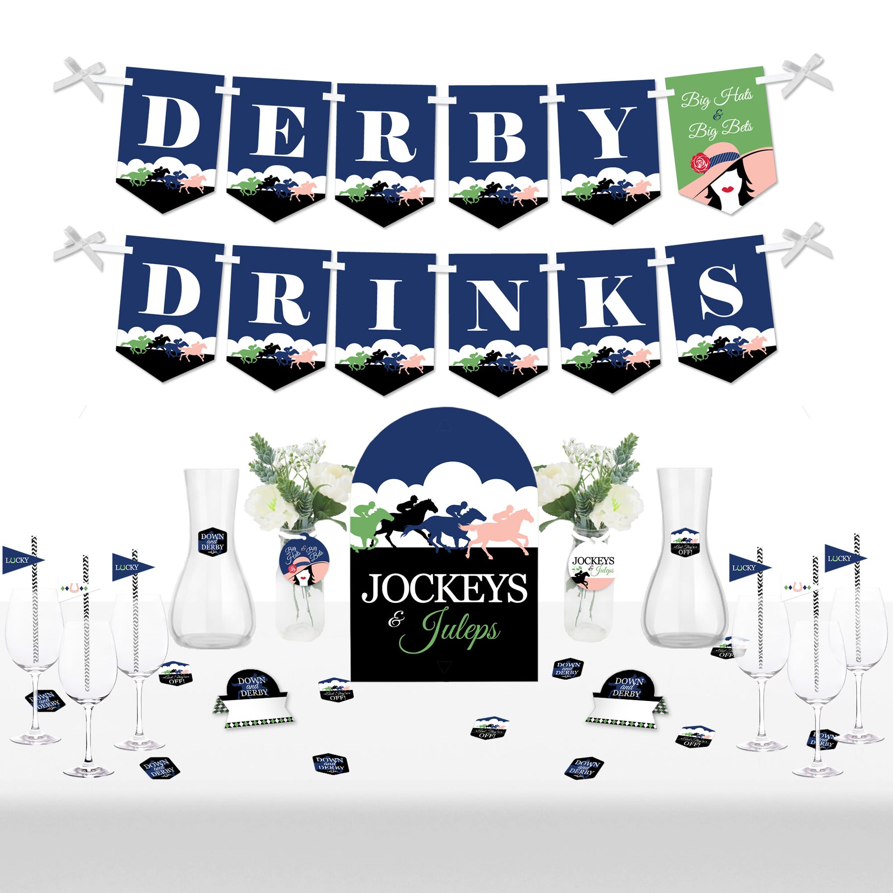  Kentucky Derby Party Supplies, Horse Racing Hanging