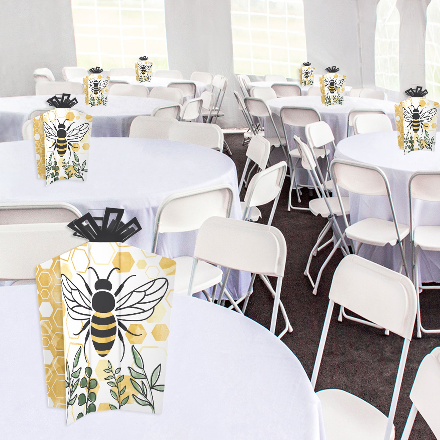 Bee Party Table Decorations  Girl Baby Shower Centerpieces –  partiesandsupplies