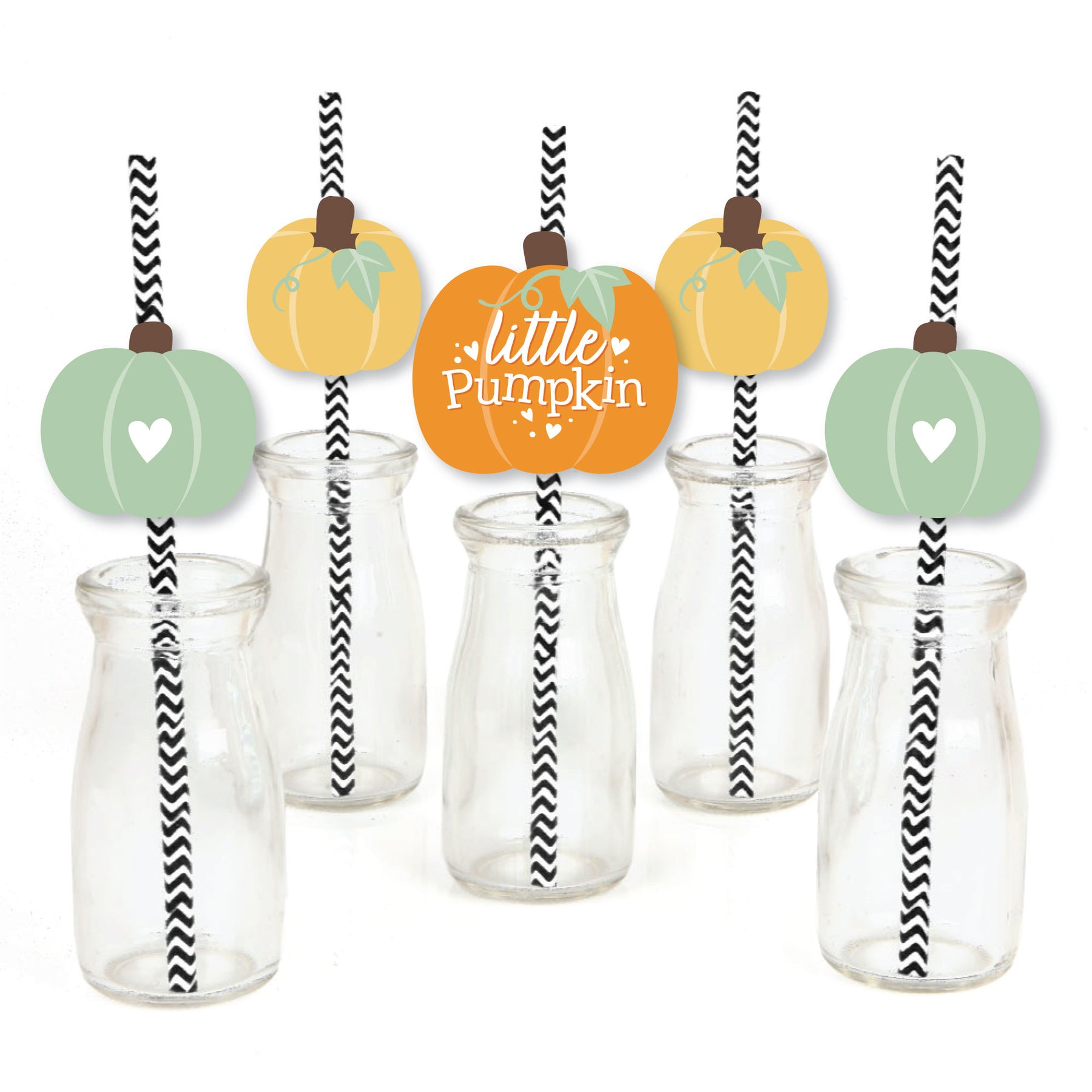 Mason Jar Cups with Lid & Straw - 6 Ct., Birthday, Party Supplies, 6 Pcs