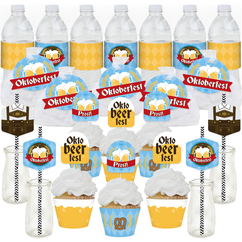 Oktoberfest - German Beer Festival Favors and Cupcake Kit - Fabulous Favor Party Pack - 100 Pieces