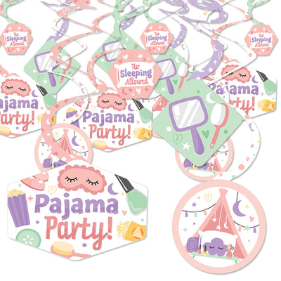  Sleepover Party Decorations for Girls Pajama Party Decorations  Sleepover Backdrop for Girls Women Teens Adults Hot Pink Balloon Garland  Kit for Pajama Slumber Ladies Night Party Supplies : Toys & Games