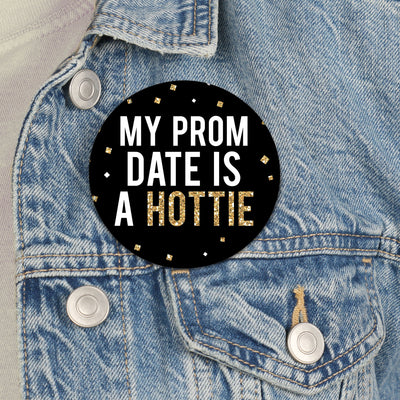 Prom - 3 inch Prom Night Party Badge - Pinback Buttons - Set of 8