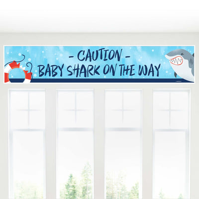 Shark Zone - Jawsome Shark Baby Shower Decorations Party Banner