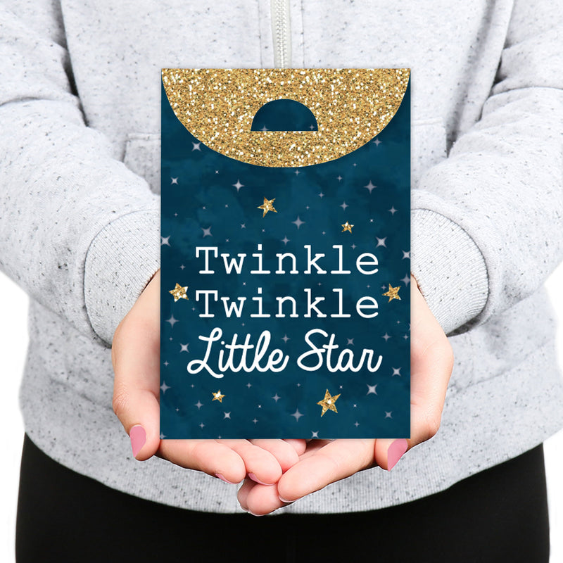 Twinkle Twinkle Little Star - Baby Shower or Birthday Gift Favor Bags - Party Goodie Boxes - Set of 12